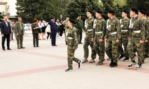  «Мы – будущее России»: в смотре строя и песни приняли участие 23 молодежных отряда